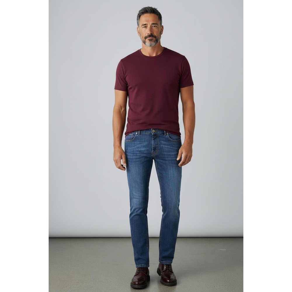 HILTL Seth Jeans Men 36/36 Blue Excellent Slim Fit Stretch Lyocell Denim